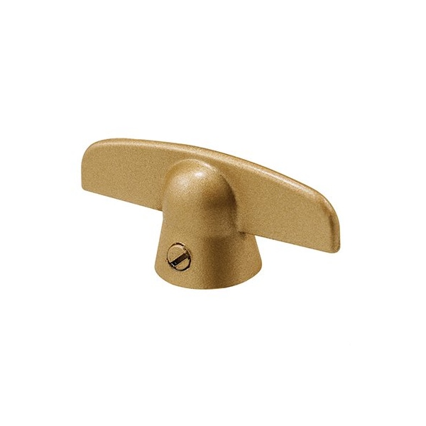 Prime-Line Tee Handle, Roman Gold, 3/8 in. Special, Fits Pella Windows (1 Pair) H 3827 - main